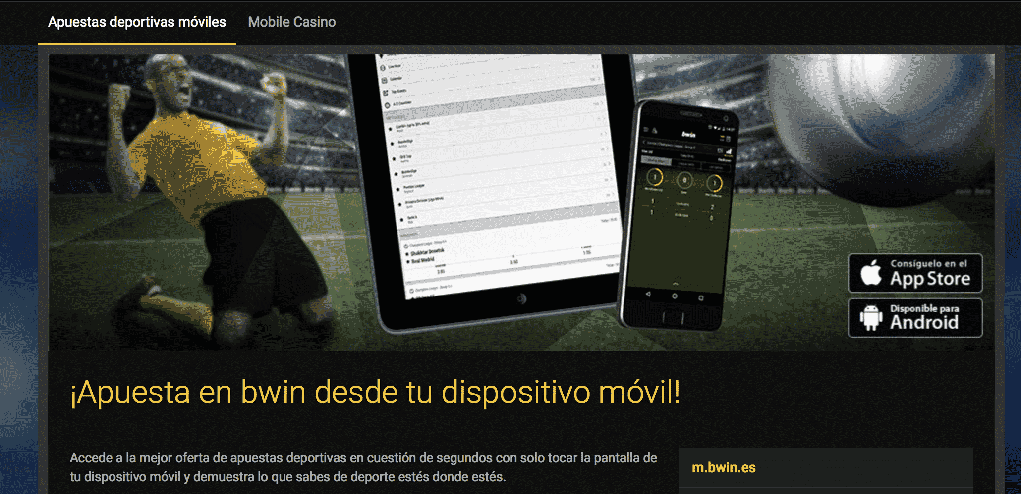 Bwin móvil