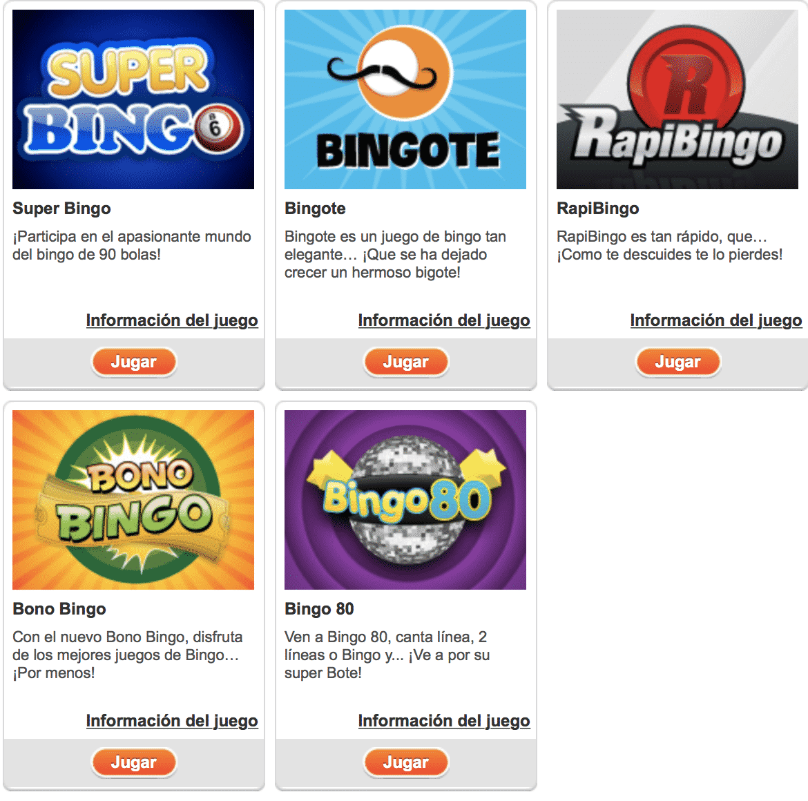 botemanía bingo