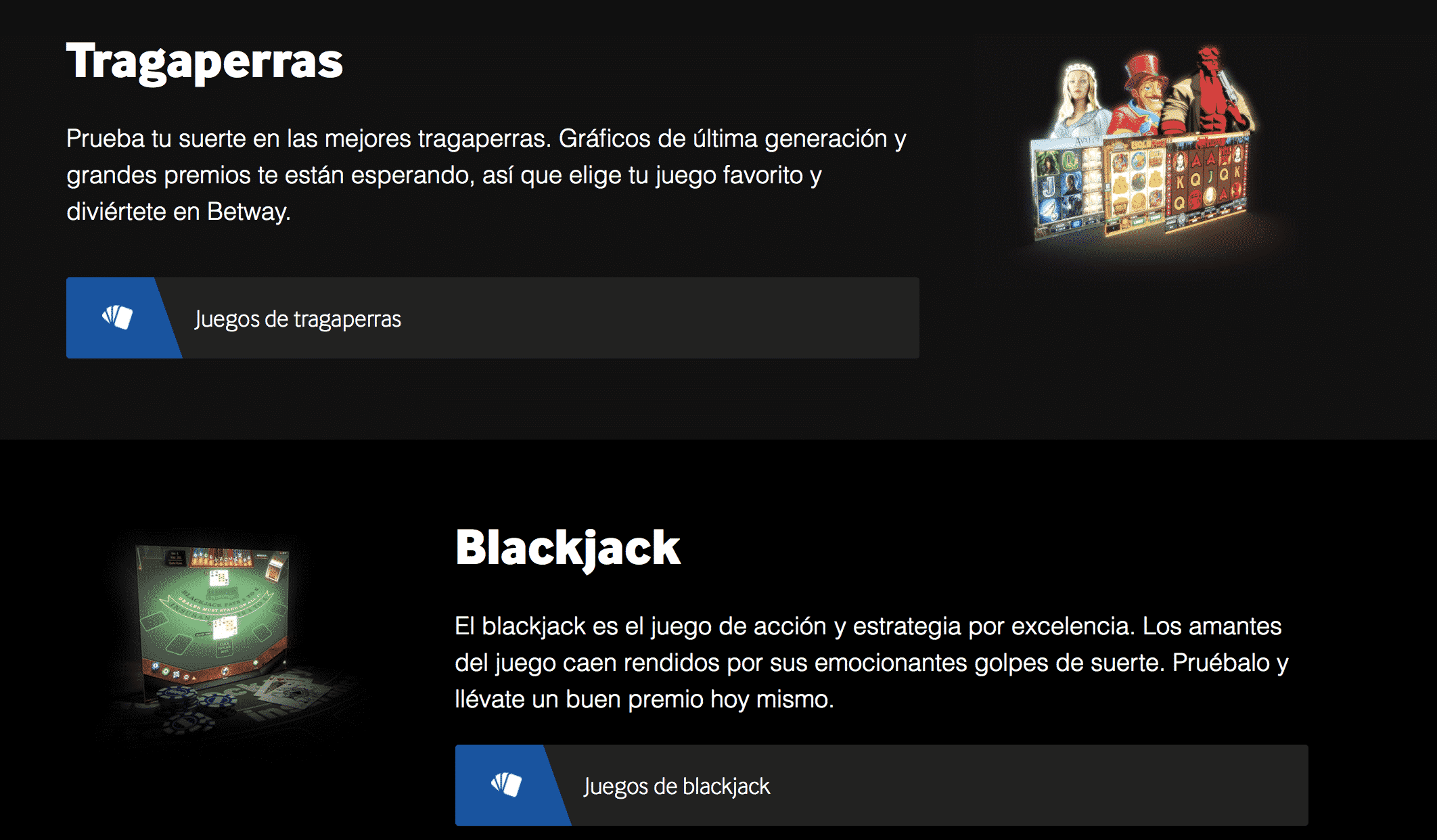 juegos de betway