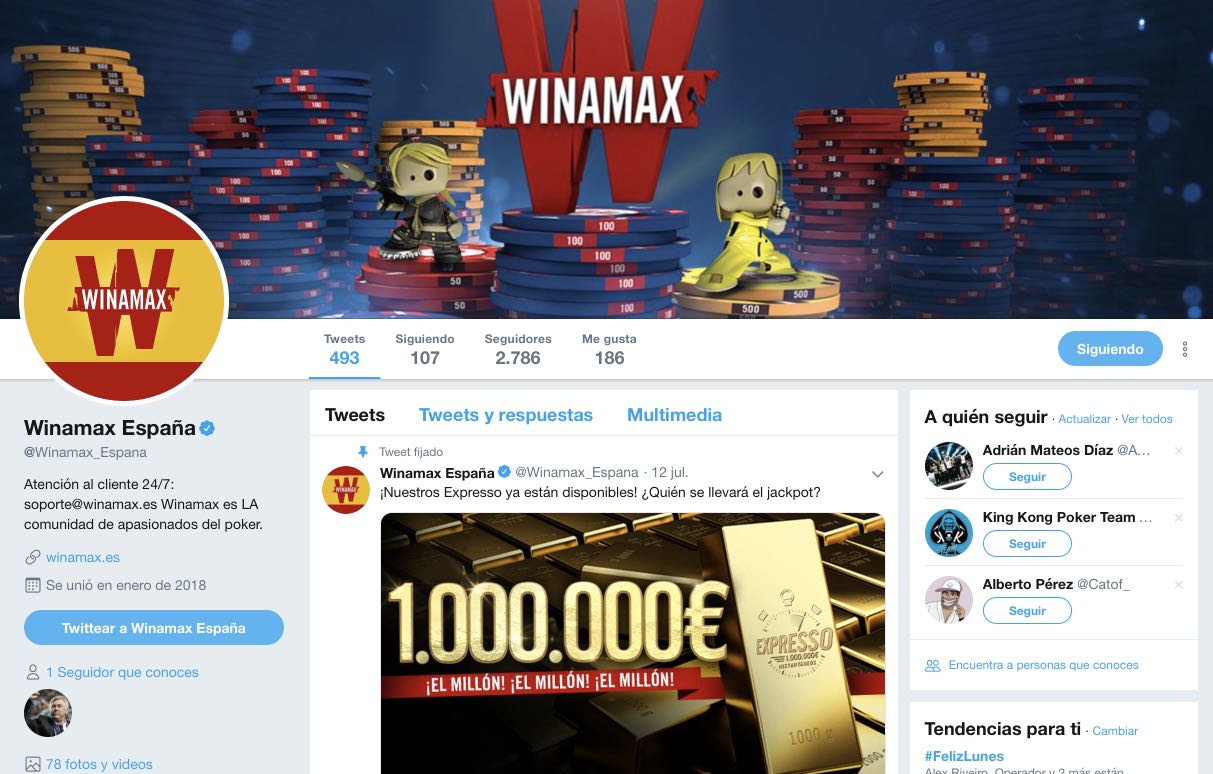 Winamax Twitter