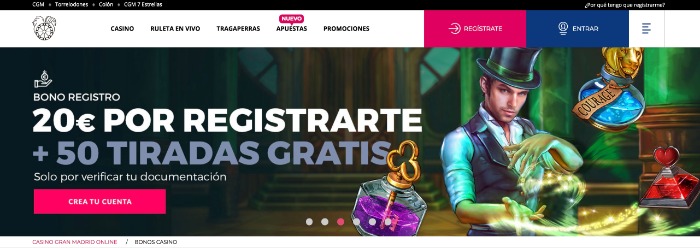 Casino Gran Madrid Online, casino online in madrid.