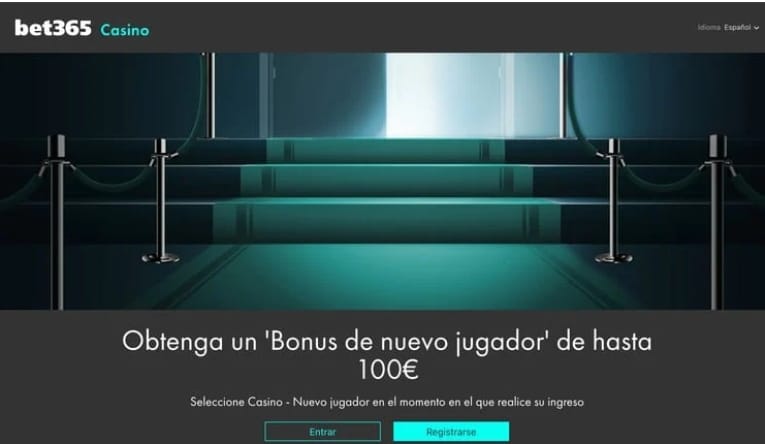 Bono de bienvenida casino bet365