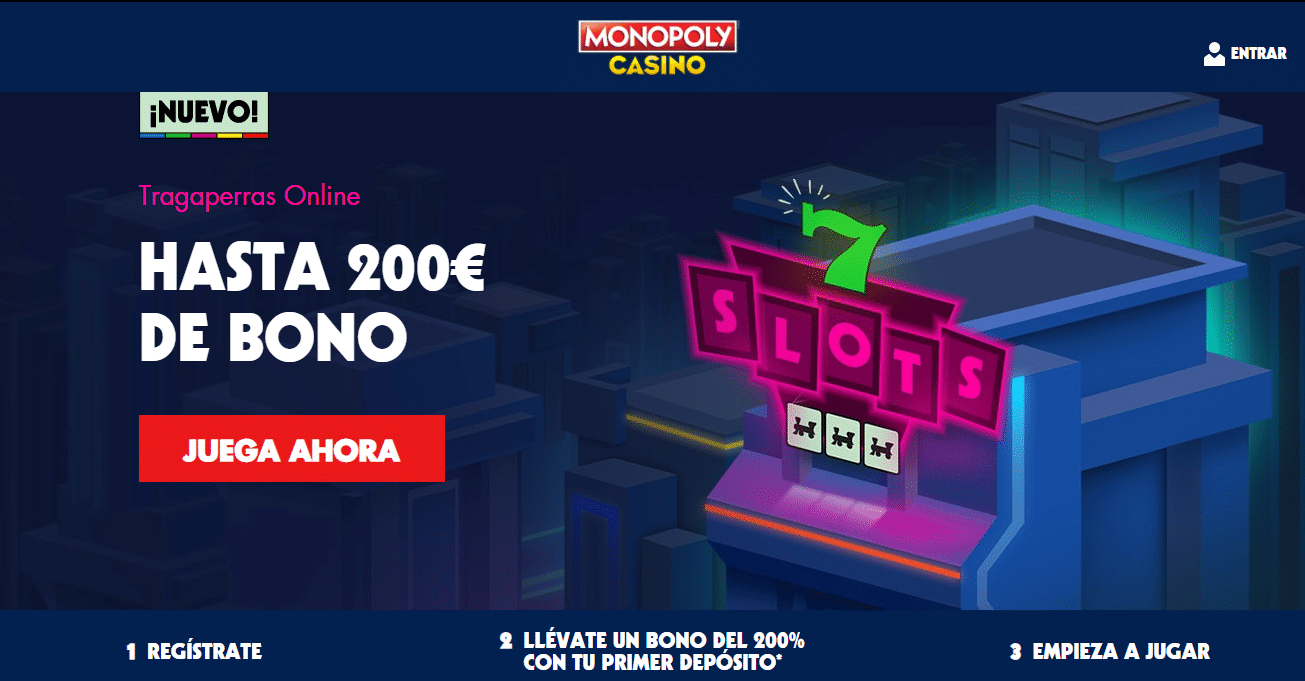 Bono de bienvenida Monopoly Casino