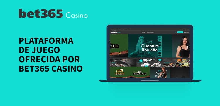 interfaz en portátil de bet365 casino