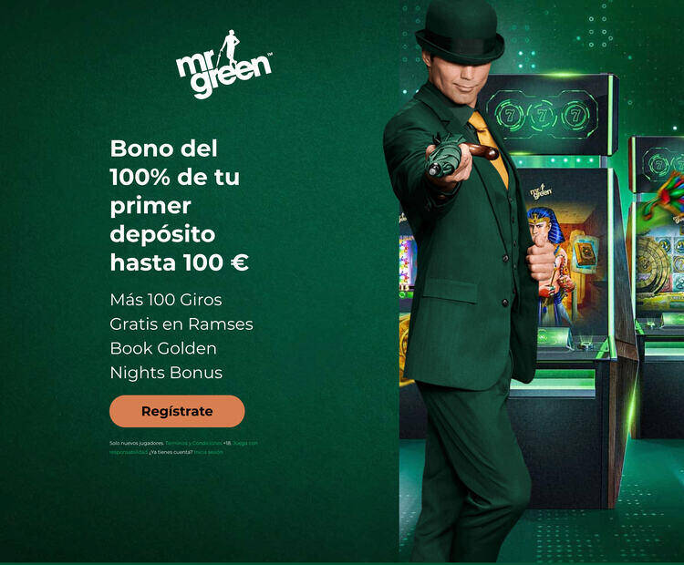 Bono de bienvenida Casino Mr Green España