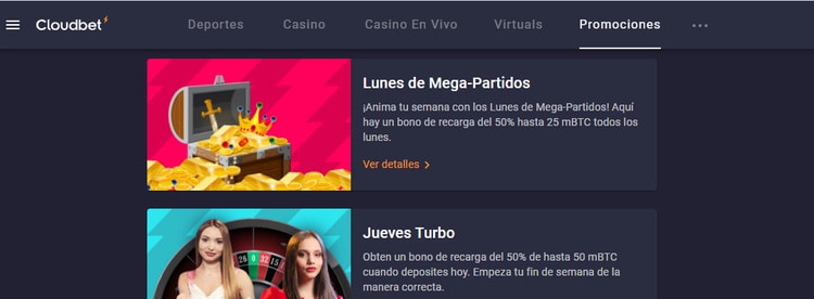 promociones de cloudbet